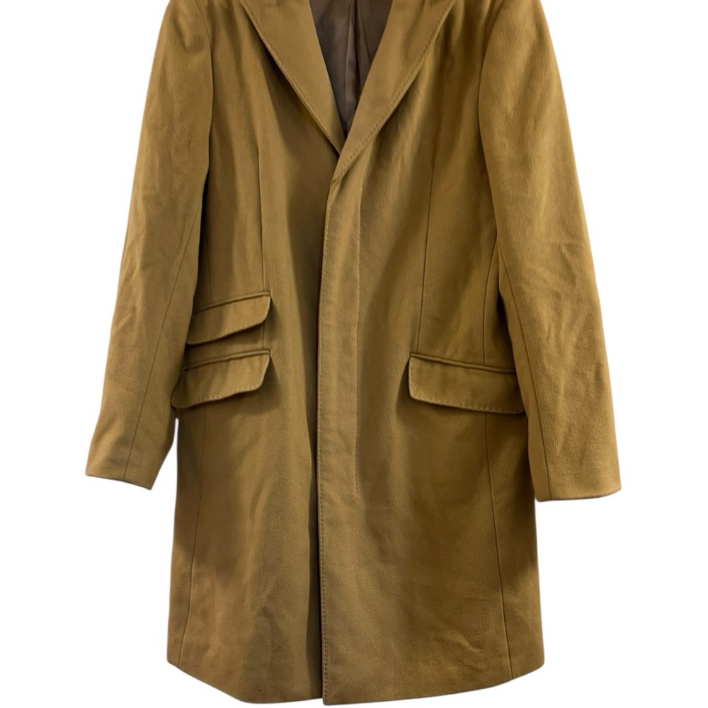 Banana Republic | Camel Colored Wool Cashmere Blend Top Coat - Picture 9 of 16